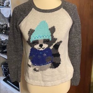 ❤️❤️❤️Girls Justice Racoon Sweater 12
